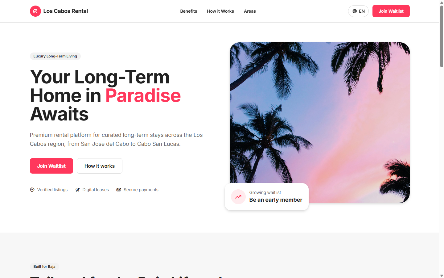 LCR marketing site